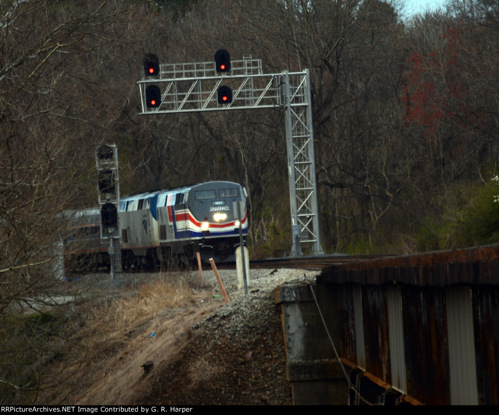 AMTK 160 surrounded by the signals at "CP Durmid".